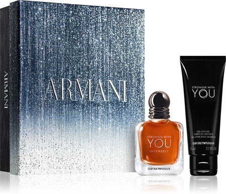 Armani Emporio Stronger With You Intensely gift set for men notino.co.uk