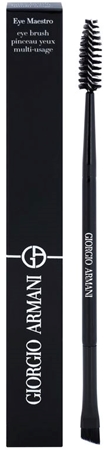 Armani Brush Double-Ended Slanted Brush with a Spoolie