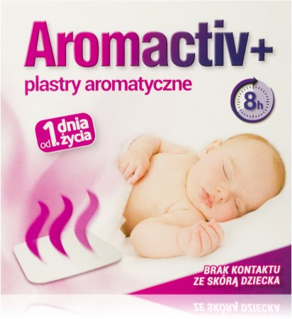 Aromactiv+ Plastry aromatyczne пластир має заспокійливі властивості