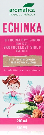 Aromatica Tradícia z prírody Echinka skorocelový sirup na podporu zdravia dýchacích ciest