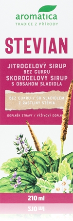 Aromatica Tradícia z prírody Stevian skorocelový sirup na podporu imunitného systému