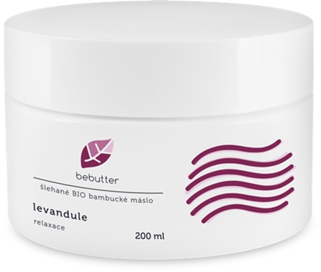 Bebutter Whipped shea butter Levandule burro di karité per lenire la pelle