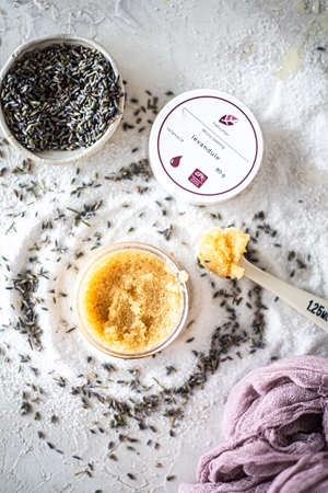 Bebutter Whipped shea butter Levandule burro di karité per lenire la pelle