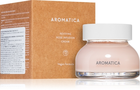 Aromatica Reviving Rose Infusion tiefenwirksame regenerierende Creme mit beruhigender Wirkung