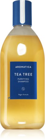 Aromatica Tea Tree Balancing tiefreinigendes Shampoo für fettige Haare und Kopfhaut