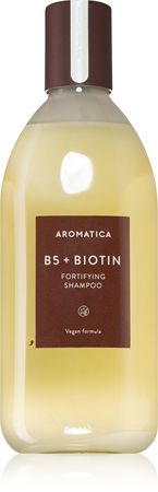Aromatica B5 + Biotin szampon nawilżający i wzmacniający do włosów delikatnych i zniszczonych