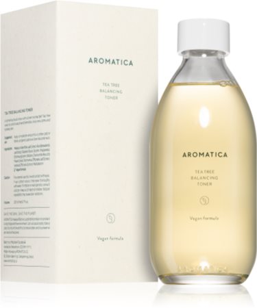 Aromatica Tea Tree Balancing frissítő tonik zsíros és problémás bőrre