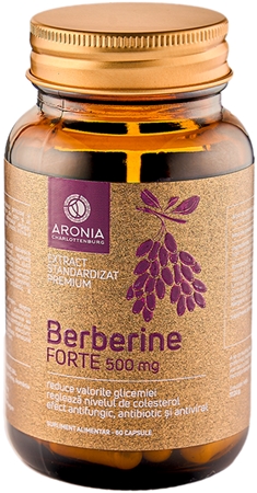 Aronia Charlotteburg Berberine Forte capsule pentru menținerea nivelului normal de zahăr în sânge