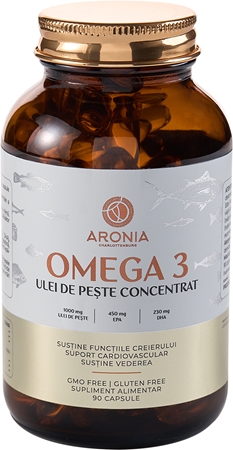 Aronia Charlotteburg Omega 3 EPA + DHA ulei de pește în capsule