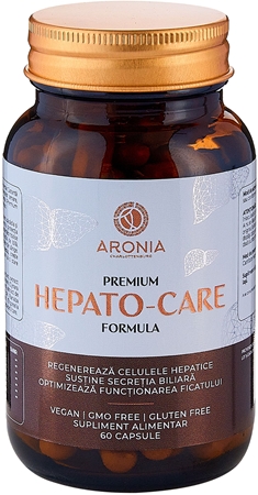 Aronia Charlotteburg Premium Aronia Hepato - Care capsule pentru susținerea sănătății ficatului
