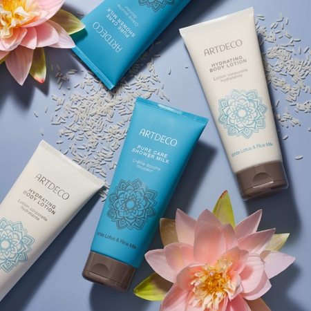 ARTDECO Asian Spa White Lotus & Rice Milk ošetrujúca sprchová pena