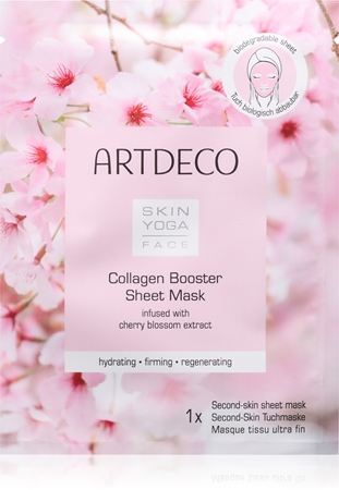 ARTDECO Skin Yoga Collagen mască textilă fortifiantă