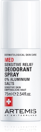 ARTEMIS MED Sensitive Relief Deodorant Spray Without Aluminum Content