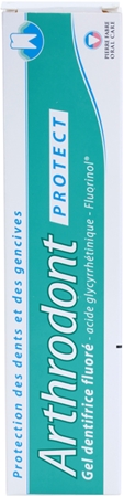 Marca
 Arthrodont Protect dentífrico em gel para dentes sensíveis e gengivas