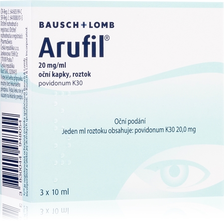 Arufil Arufil 20 mg/ml oční kapky, roztok