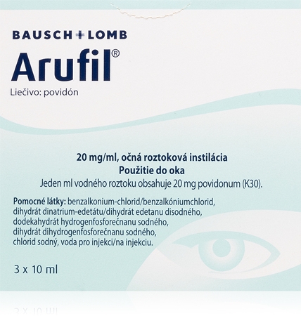 Arufil Arufil 20 mg/ml oční kapky, roztok
