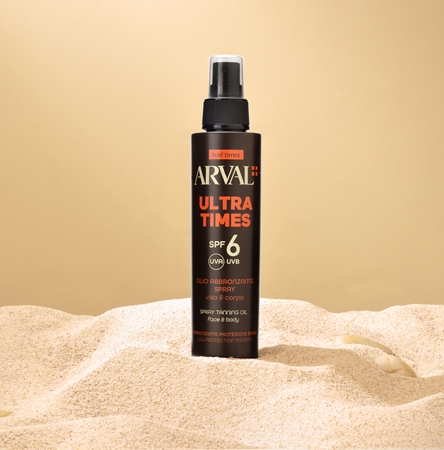 Arval Half Times Ultra Times SPF 6 opaľovací olej na tvár a telo