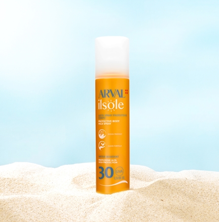 Arval IlSole Protective Body Milk Spray SPF 30 lait protecteur solaire en spray