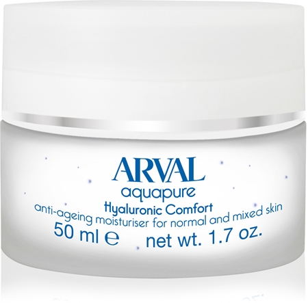 Arval Aquapure Hyaluronic Comfort hydratační krém proti stárnutí pro normální až smíšenou pleť