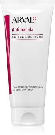 Arval Antimacula Brightening Cleanser & Scrub čisticí peelingový krém pro rozjasnění pleti