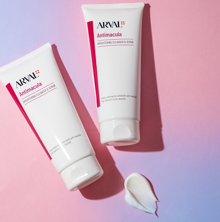 Arval Antimacula Brightening Cleanser & Scrub čisticí peelingový krém pro rozjasnění pleti