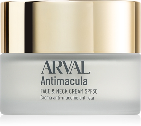 Arval Antimacula Face & Neck Cream SPF 30 creme facial contra rugas e manchas escuras
