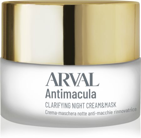 Arval Antimacula maschera in crema rigenerante notte contro le macchie della pelle