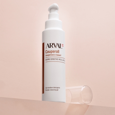 Arval Couperoll Dermo Sensitive Micellar Gel gel micelar de limpeza para a pele sensível com tendência a aparecer com vermelhidão