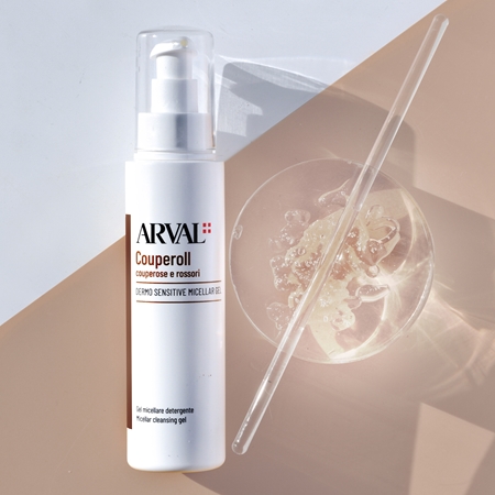 Arval Couperoll Dermo Sensitive Micellar Gel gel micelar de limpeza para a pele sensível com tendência a aparecer com vermelhidão