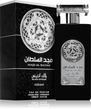Asdaaf Majd Al Sultan Black Intense Eau de Parfum unissexo