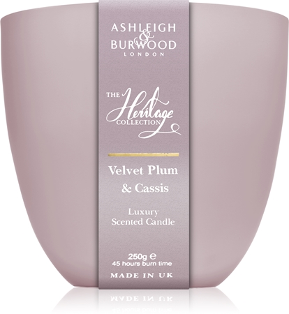 Ashleigh & Burwood London The Heritage Collection Velvet Plum & Cassis scented candle