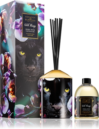 Ashleigh & Burwood London Wild Things Born With Cattitude diffuseur d'huiles essentielles avec recharge