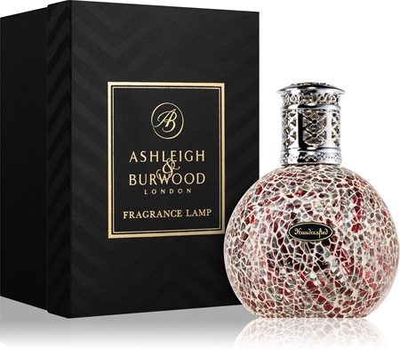 Ashleigh & Burwood London Silver Red katalytische lampe kleine (11 x 8 cm)