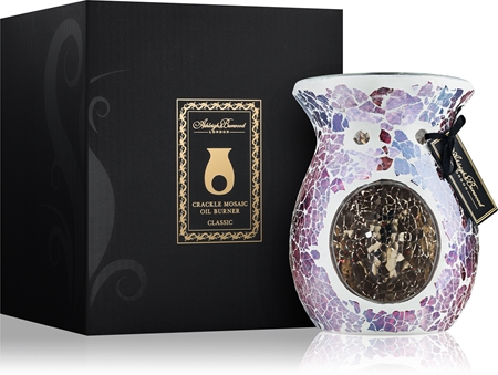 Ashleigh & Burwood London Shimmering Rose szklana lampa aromatyczna