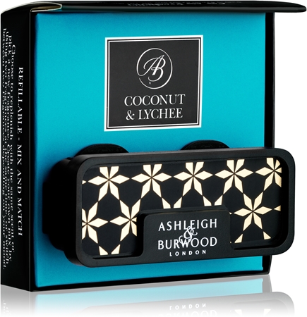 Ashleigh & Burwood London Car Coconut & Lychee deodorante per auto clip