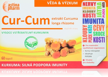 Astina Cur-Cum kapsle pro podporu imunitního systému