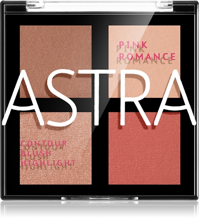 Astra Make-up Romance Palette контурна палетка для обличчя для обличчя