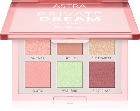 Astra Make-up Private Dream Palette Øjenskygge palette