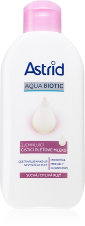 Astrid Aqua Biotic omekšavajuće mlijeko za čišćenje za suho i osjetljivo lice