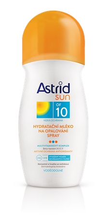 Astrid Sun leite solar em spray SPF 10