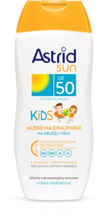 Astrid Sun Kids dětské mléko na opalování SPF 50