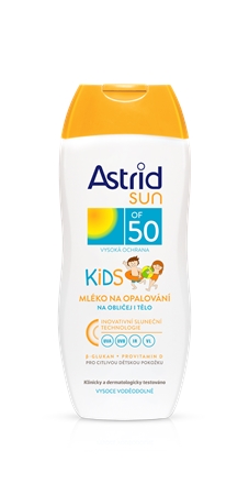 Astrid Sun Kids latte abbronzante per bambini SPF 50