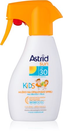Astrid Sun Kids mléko na opalování ve spreji pro děti SPF 30