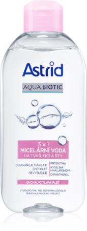 Astrid Aqua Biotic micelární voda 3v1 pro suchou a citlivou pokožku