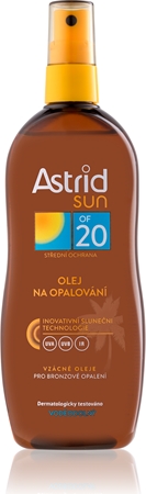 Astrid Sun olej na opalování SPF 20