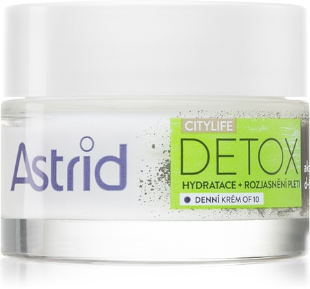 Astrid CITYLIFE Detox denní hydratační krém s aktivním uhlím
