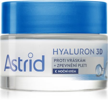 Astrid Hyaluron 3D noční zpevňující a protivráskový krém