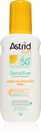 Astrid Sun Sensitive leche solar en spray SPF 50+
