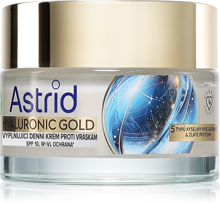 Astrid Hyaluronic Gold vyplňující krém proti vráskám