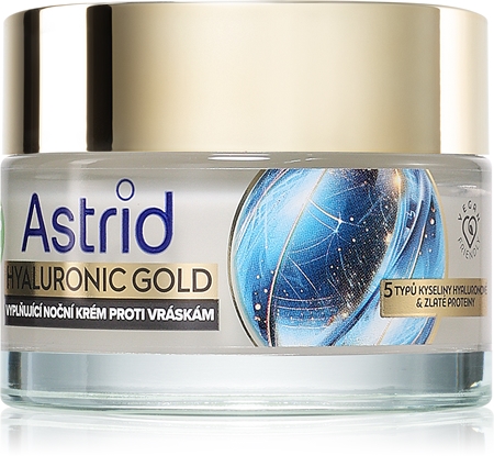 Astrid Hyaluronic Gold crema de noapte antirid